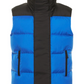 Elegant Blue and Black Men's Puffer Vest