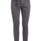 Elegant Gray Cotton Trousers