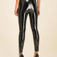 Sleek Tapered Shiny Trousers for Women