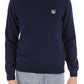 Tiger Logo Cotton Crewneck Sweater - Men's Essential