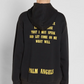 Sleek Black Oversized Hoodie with Iconic Design