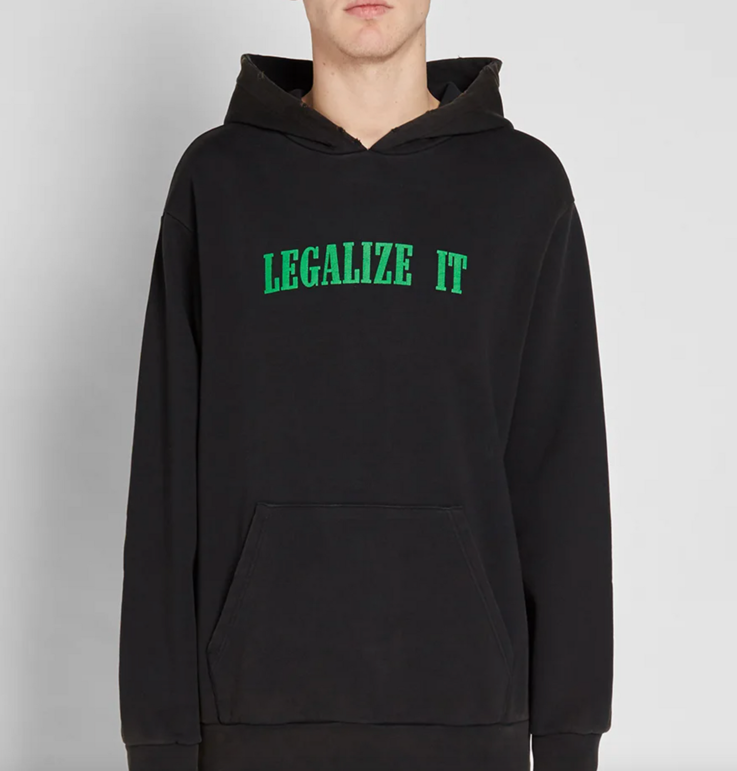 Sleek Black Oversized Hoodie with Iconic Design