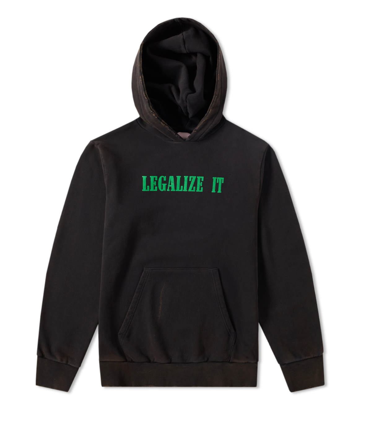 Sleek Black Oversized Hoodie with Iconic Design