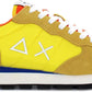 Sunny Suede-Accent Men's Sneakers in Vibrant Yellow