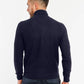 High-Collar Cozy Sweater in Blue