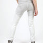 Chic High-Waisted Skinny Textured Trousers