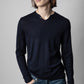 Seraph Collar Wool Sweater in Blue