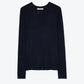 Seraph Collar Wool Sweater in Blue