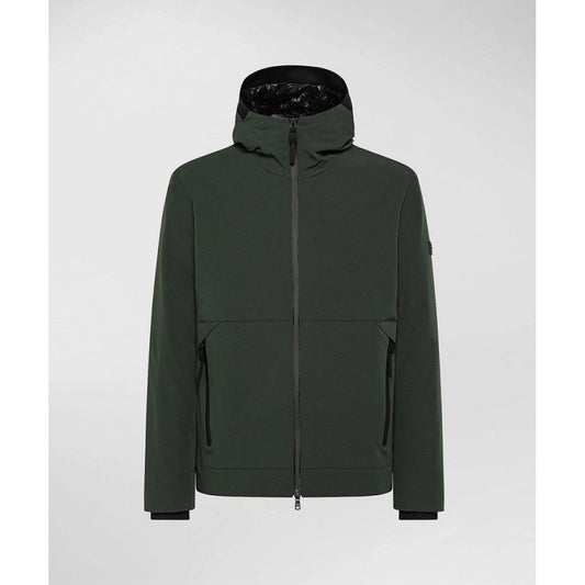 Sleek Military Green Tech Jacket