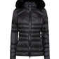 Chic Black Fur-Trimmed Winter Jacket