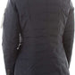 Elegant Blue Winter Jacket with Fox Fur Hood