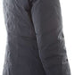 Elegant Blue Winter Jacket with Fox Fur Hood