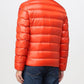 Sleek Orange Goose Down Jacket