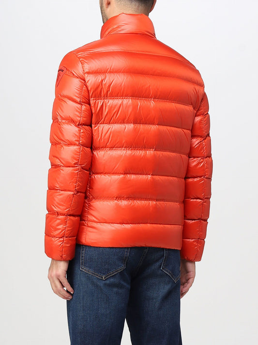 Sleek Orange Goose Down Jacket