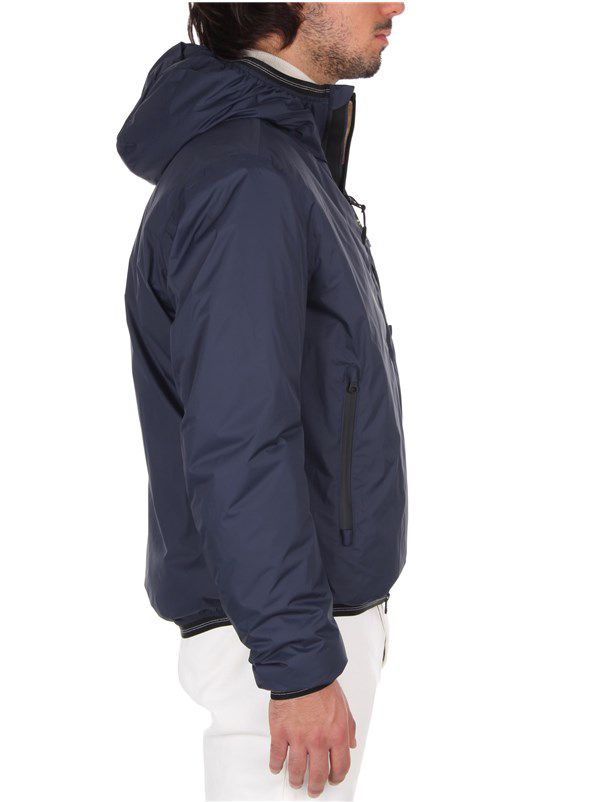 Sleek Nylon Hooded Jacket with Eco-Fur Detail