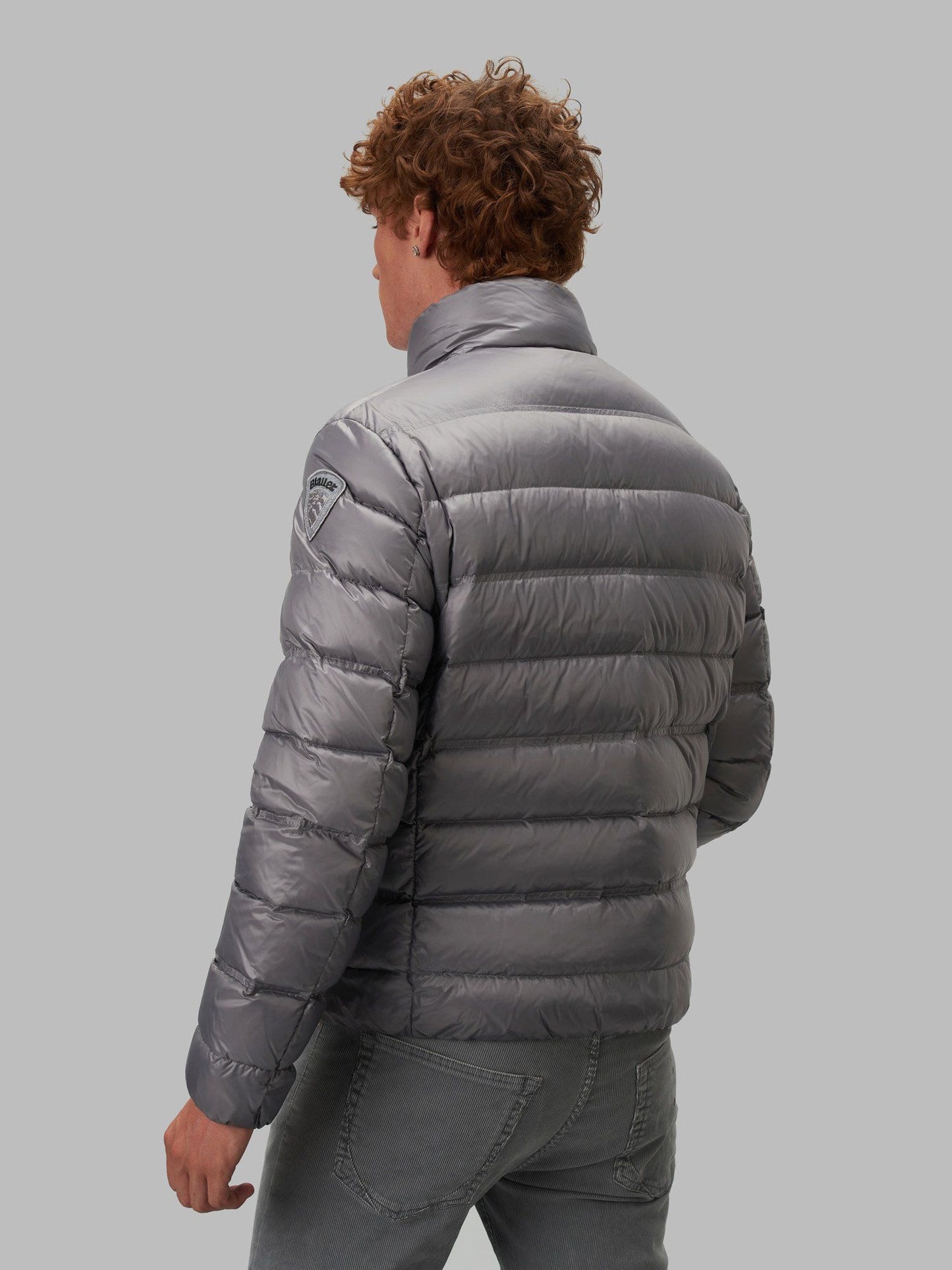 Elite Grey Goose Down Puffer Jacket