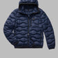 Elegant Blue Goose Down Jacket