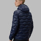 Elegant Blue Goose Down Jacket
