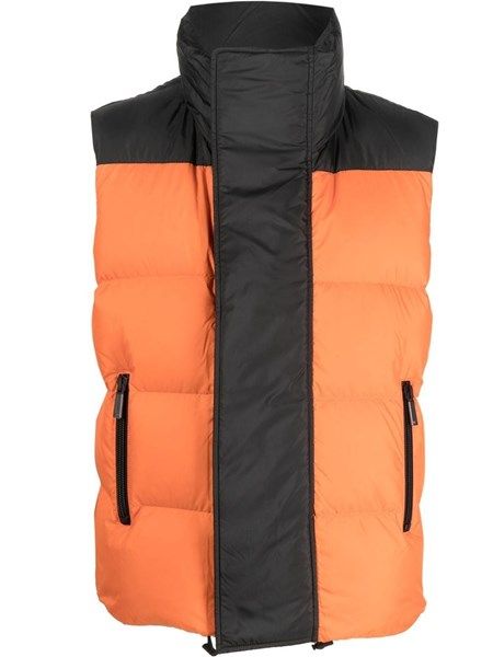 Chic Blue & Black Men's Quilted Vest