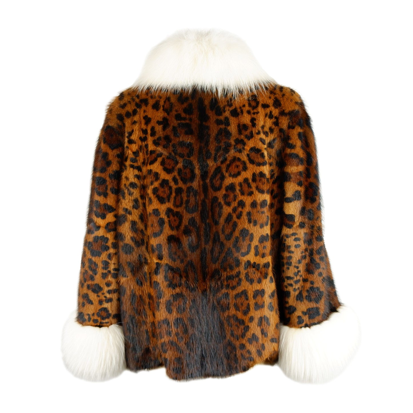 Wild Elegance Leopard Fur Jacket