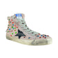 Chic Beaded Pink Calfskin Sneakers