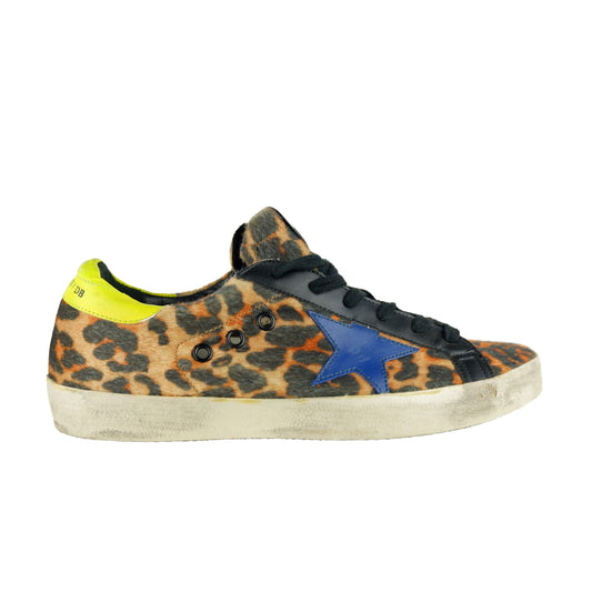 Leopard Print Luxe Leather Sneakers