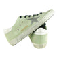 Chic Light Green Canvas Sneakers