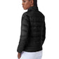 Sleek Black Down Jacket with Goose Feather Padding