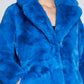 Chic Sapphire Eco-Fur Jacket – Unparalleled Warmth