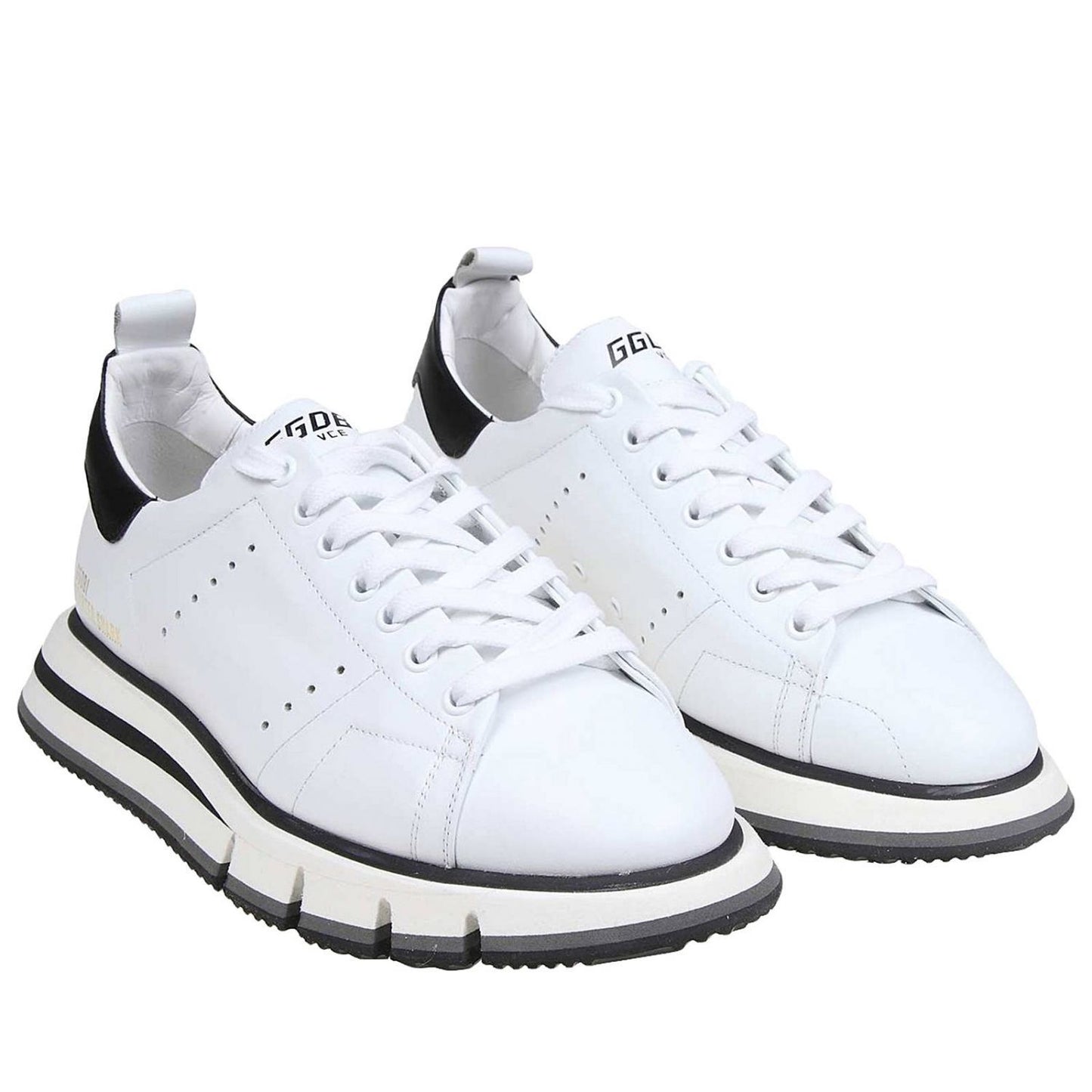 White High-Top Star Sneakers