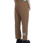 Chic Cotton Jersey Trousers with Logo Print