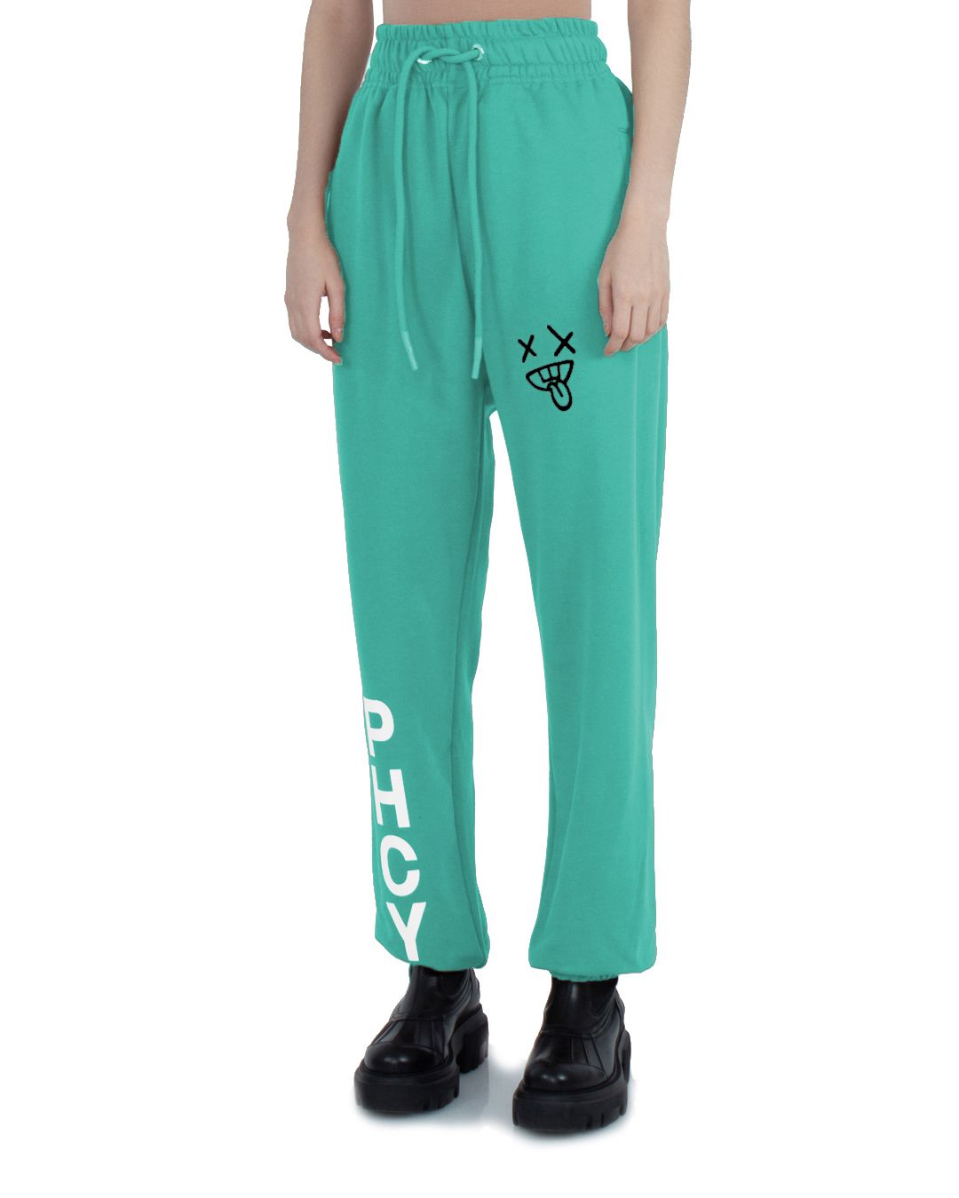 Sporty Chic Cotton Jersey Trousers