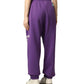 Chic Purple Logo Tracksuit Trousers