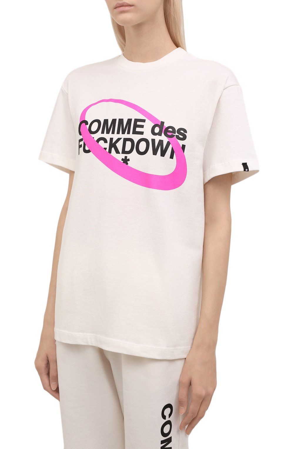 Chic Logo Print Cotton Tee