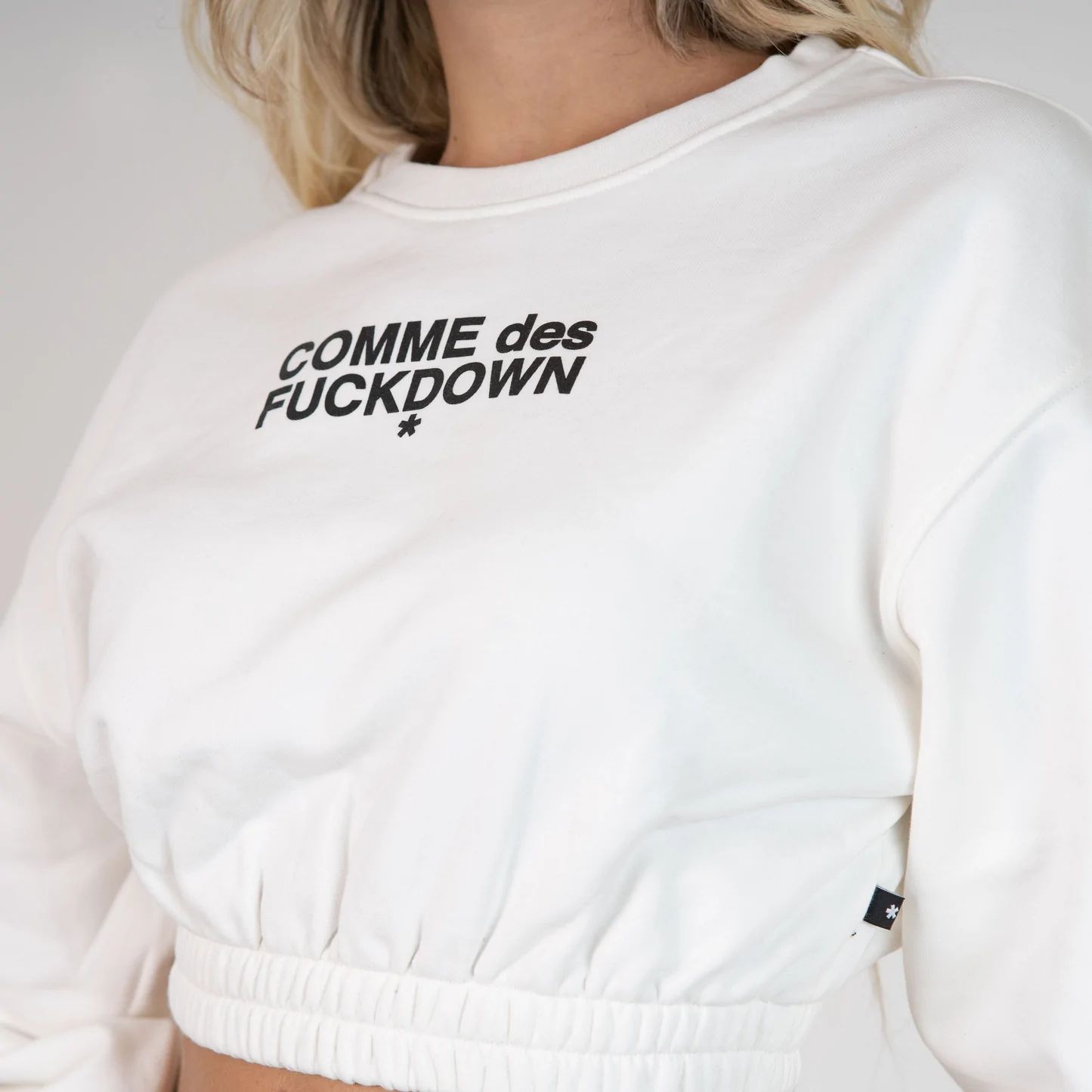 Elevated Casual White Crewneck Sweatshirt