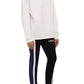 Sleek Stretch Track Trousers with Side Stripes