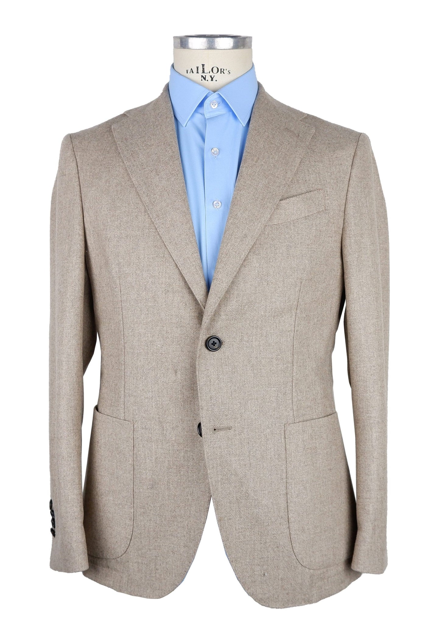 Elegant Dust Beige Classic Jacket