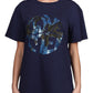 Sequined Sparkle Blue Organic Tee