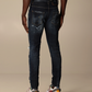 Chic Skater Denim Jeans - Stretch Cotton Blend