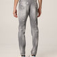 Chic Gray Slim Fit Skater Jeans