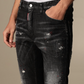 Sleek Skater Stretch Jeans in Black