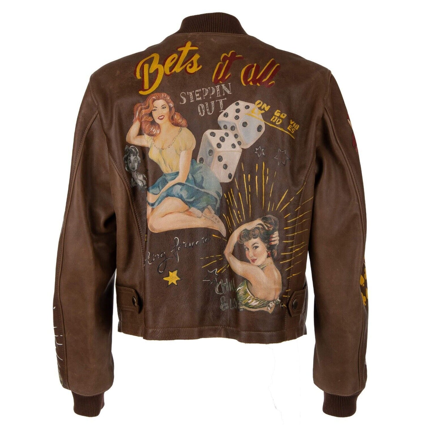 Exquisite Handcrafted Bull Leather Jacket