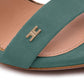 Suede Sandals with Maxi High Heel