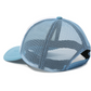Chic Light Blue Visor Cap with Mesh Detail
