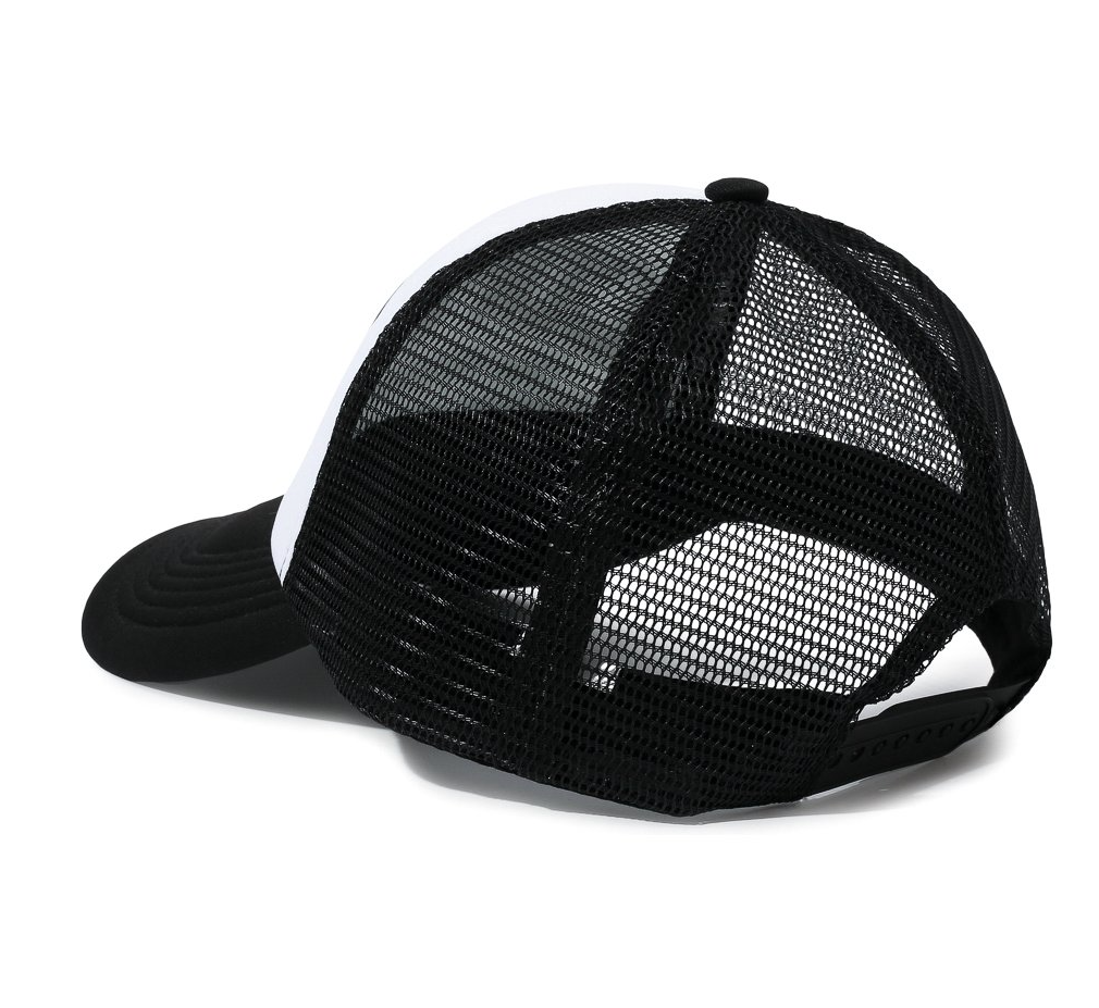 Sleek Mesh-Back Logo Visor Cap