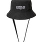 Sleek Nylon Fisherman Hat with Iconic Stitched Logo