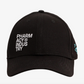 Embroidered Logo Chic Black Hat