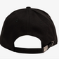 Embroidered Logo Chic Black Hat