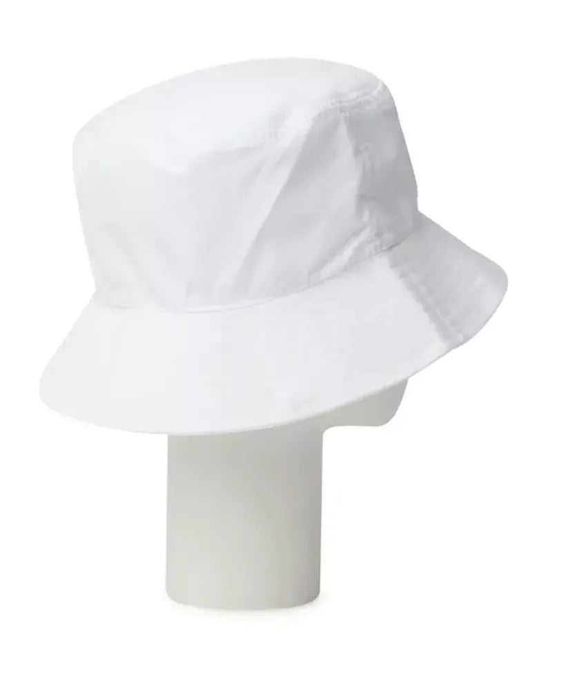 Elegant White Logo Hat - Casual Chic Accessory