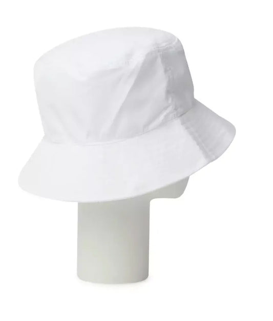 Elegant White Logo Hat - Casual Chic Accessory